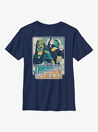Star Wars The Book Of Boba Fett Characters Stance Youth T-Shirt