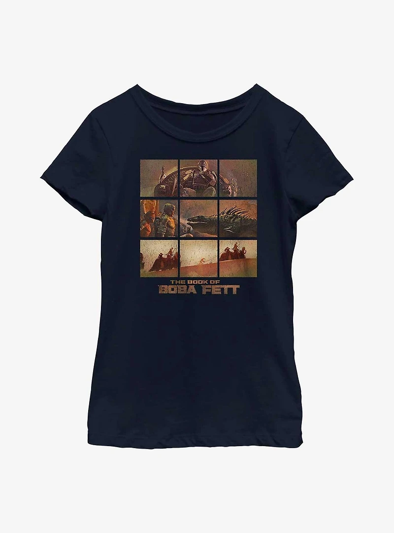 Star Wars The Book Of Boba Fett Desert Palace Youth T-Shirt