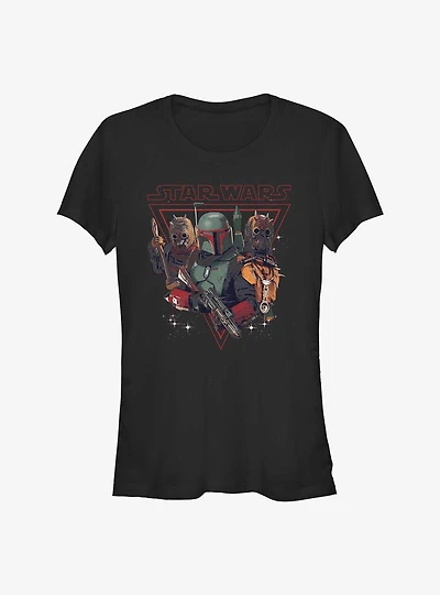 Star Wars The Book Of Boba Fett Bounty Hunting Girls T-Shirt