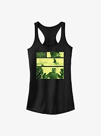 Star Wars The Book Of Boba Fett Story Panels Girls Tank Top
