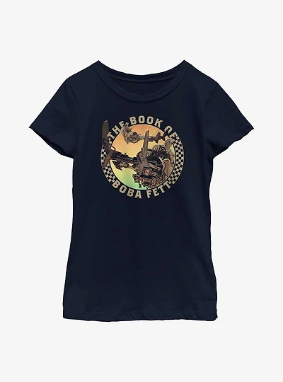 Star Wars Book Of Boba Fett Tusken Raider Speeder Bike Youth Girls T-Shirt