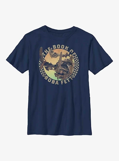 Star Wars Book Of Boba Fett Tusken Raider Speeder Bike Youth T-Shirt