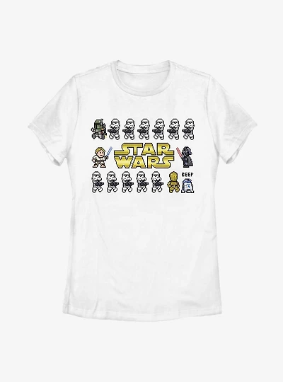 Star Wars Pixel Line Womens T-Shirt