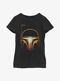 Star Wars Pumpkin Boba Fett Youth Girls T-Shirt