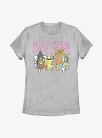 Star Wars Psychedelic Characters Womens T-Shirt
