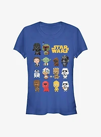 Star Wars Pixel Party Girl's T-Shirt
