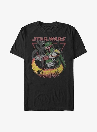 Star Wars Boba Fett Burns T-Shirt