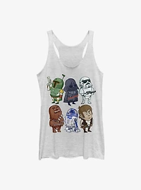 Star Wars Doodles Girl's Tank