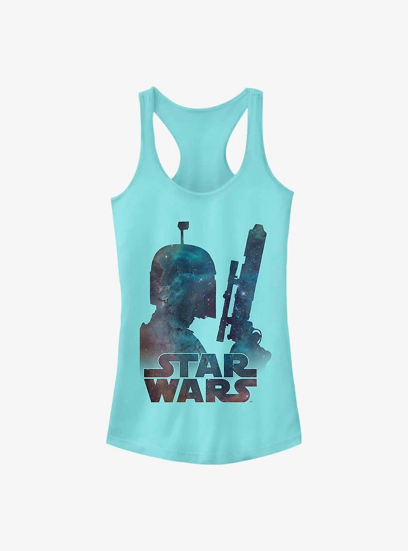 Star Wars Fett Nebula Girl's Tank