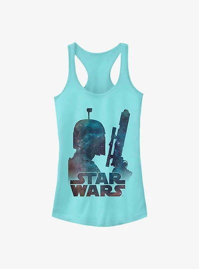 Star Wars Fett Nebula Girl's Tank