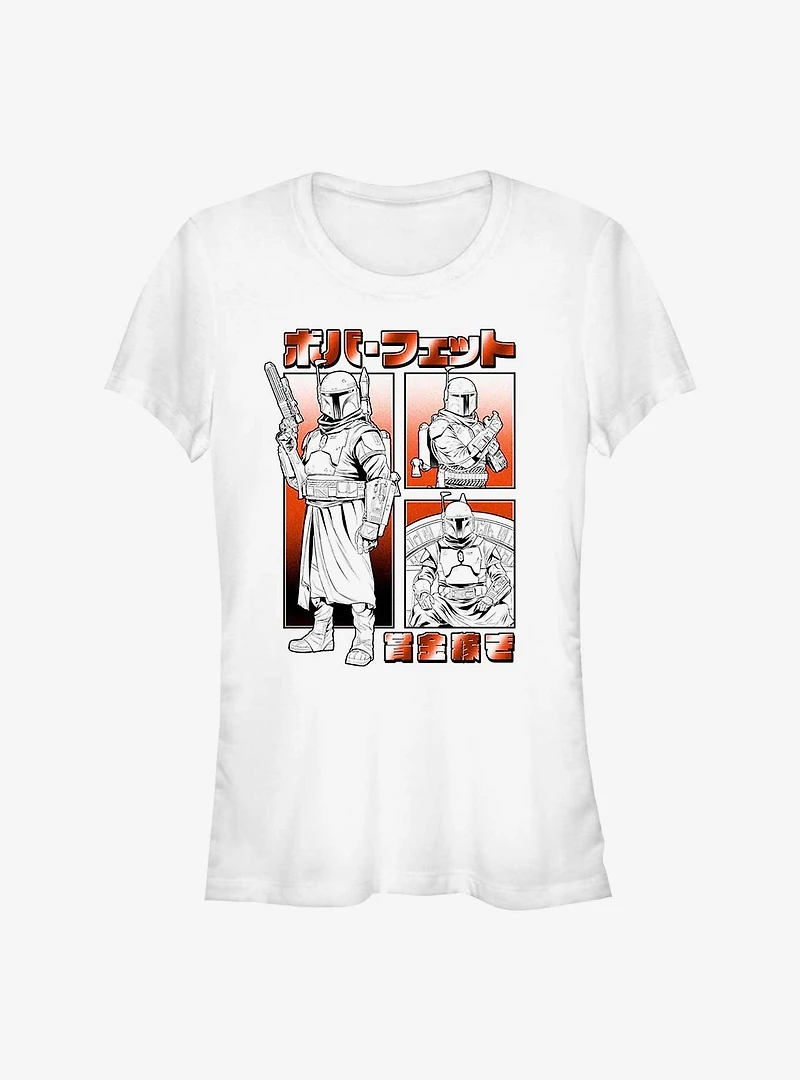 Star Wars The Mandalorian Boba Manga Girl's T-Shirt