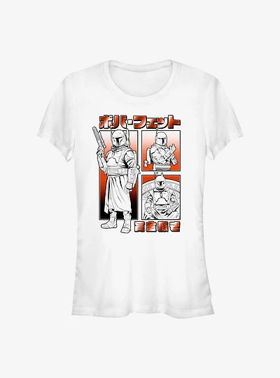 Star Wars The Mandalorian Boba Manga Girl's T-Shirt