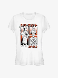 Star Wars The Mandalorian Boba Manga Girl's T-Shirt