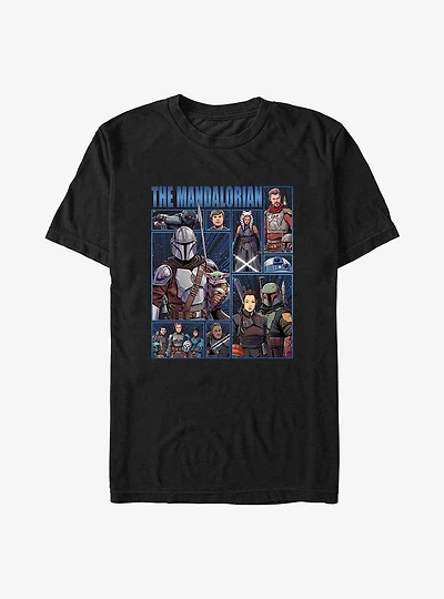 Star Wars The Mandalorian Cast Of Many T-Shirt