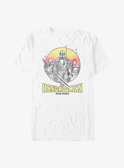 Star Wars The Mandalorian Retro Mando T-Shirt
