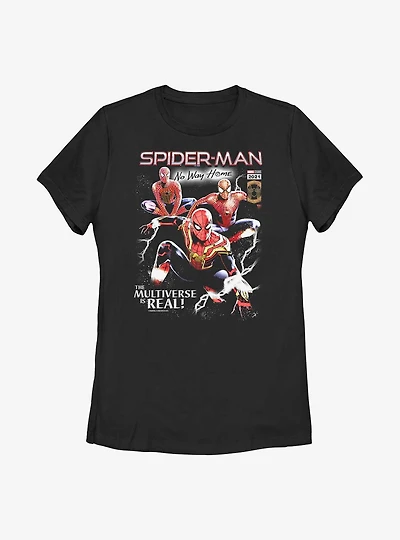 Marvel Spider-Man Multiverse Is Real Womens T-Shirt