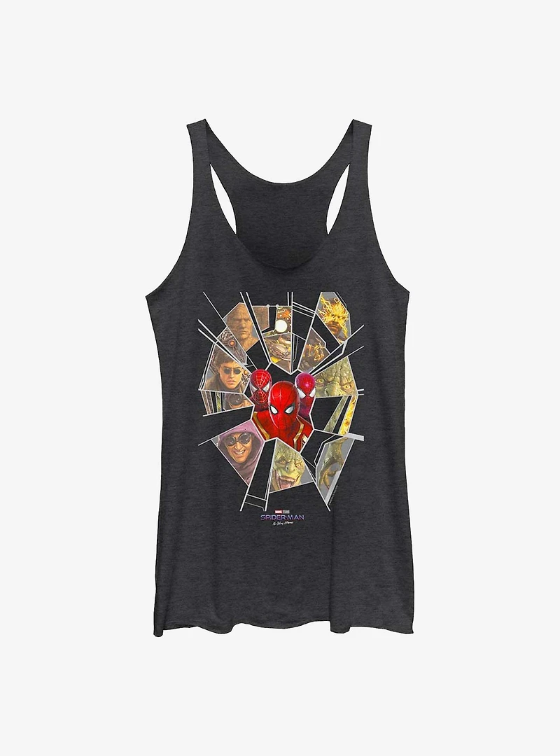 Marvel Spider-Man Web Of Villains Womens Tank Top