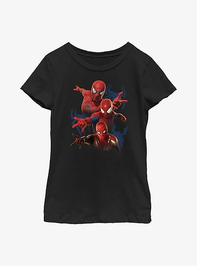 Marvel Spider-Man Go Web Youth Girls T-Shirt