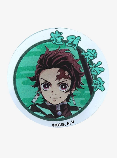 Demon Slayer: Kimetsu no Yaiba Tanjiro Kamado Circle Portrait Acrylic Pin