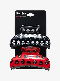 Scream Ghost Face Claw Hair Clip Set