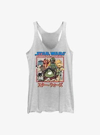 Star Wars: Visions Boba Fett Anime Group Girl's Tank