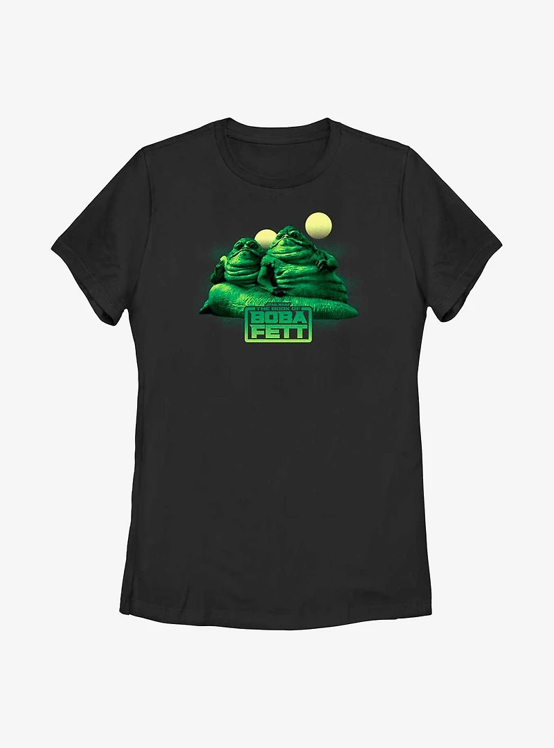Star Wars Book Of Boba Fett The Twins Suns Womens T-Shirt
