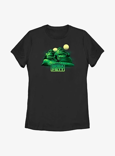 Star Wars Book Of Boba Fett The Twins Suns Womens T-Shirt