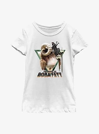 Star Wars Book Of Boba Fett Bantha Rider Youth Girls T-Shirt