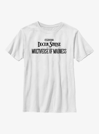 Marvel Doctor Strange Multiverse Of Madness Simple Logo Youth T-Shirt