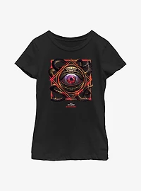 Marvel Doctor Strange Multiverse Of Madness Gargantos Eyeball Rune Youth Girls T-Shirt