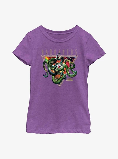 Marvel Doctor Strange Multiverse Of Madness Gargantos Triangle Badge Youth Girls T-Shirt