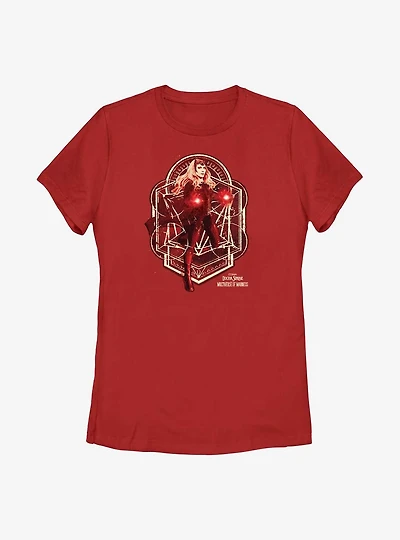 Marvel Doctor Strange Multiverse Of Madness Scarlet Witch Magic Womens T-Shirt