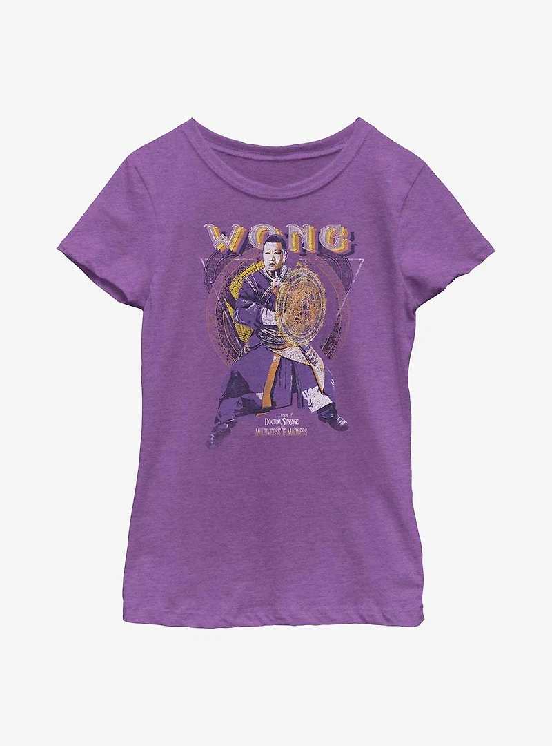 Marvel Doctor Strange Multiverse Of Madness Wong Sorcerer Youth Girls T-Shirt