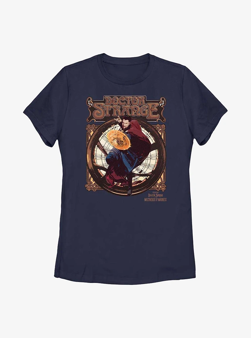 Marvel Doctor Strange Multiverse Of Madness Retro Seal Womens T-Shirt
