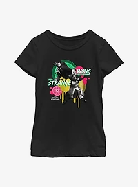 Marvel Doctor Strange Multiverse Of Madness Dr. & Wong Graphic Youth Girls T-Shirt