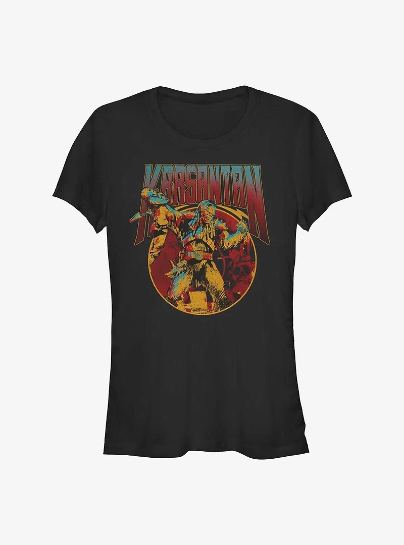 Star Wars The Book Of Boba Fett Krrsantan Girls T-Shirt