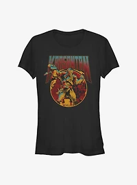Star Wars The Book Of Boba Fett Krrsantan Girls T-Shirt