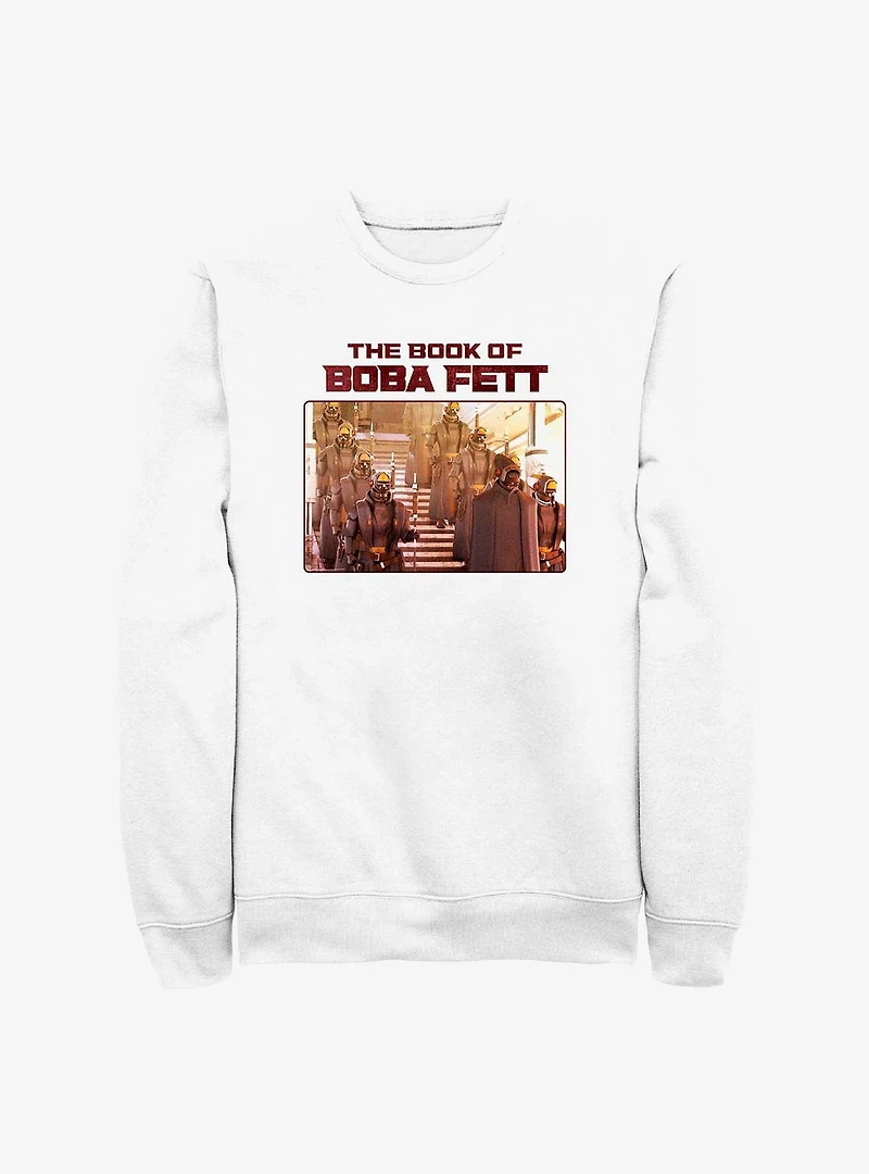 Star Wars The Book Of Boba Fett Take Cover Crew Sweatshirt