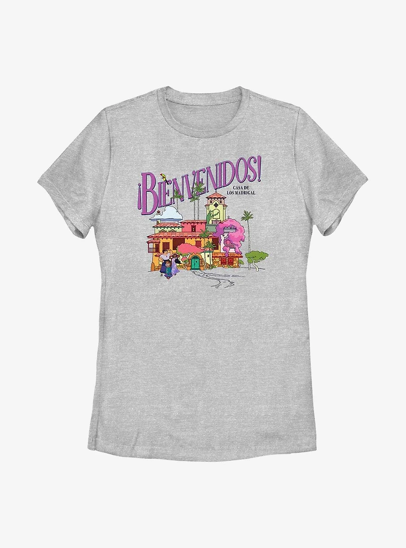 Disney Encanto Bienvenidos Casa De Los Madrigal Womens T-Shirt