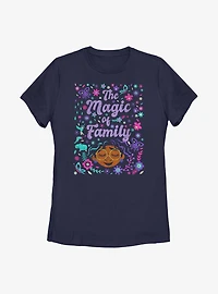 Disney Encanto The Magic Of Family Art Womens T-Shirt