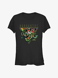 Marvel Doctor Strange The Multiverse Of Madness Gargantos Triangle Badge Girls T-Shirt
