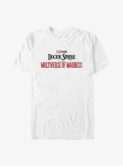 Marvel Doctor Strange The Multiverse Of Madness Movie TItle T-Shirt