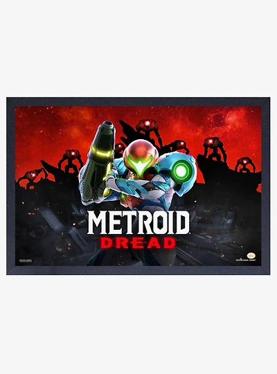 Nintendo Metroid Dread Landscape Framed Wood Wall Art