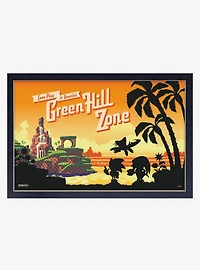Sonic the Hedgehog Beautiful Zone Framed Wood Wall Art