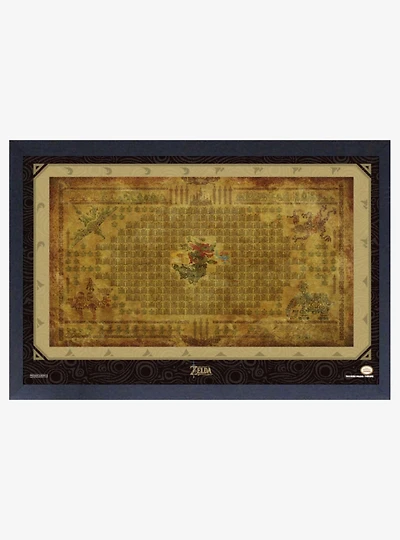 Nintendo Legend of Zelda Breath of the Wild Calamity Ganon Tapestry Framed Wood Wall Art
