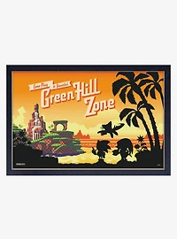 Sonic the Hedgehog Beautiful Zone Framed Wood Wall Art