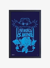 Sonic the Hedgehog World is Mine Framed Wood Wall Art