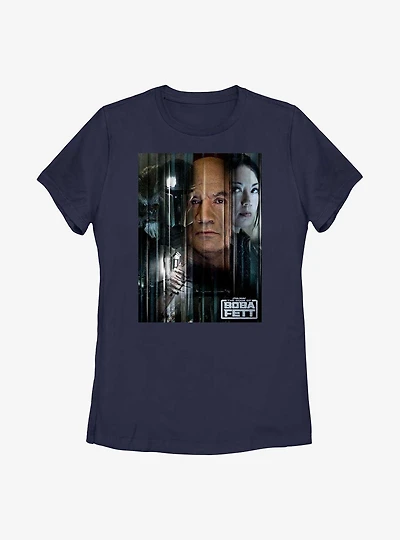 Star Wars Book Of Boba Fett Poster Womens T-Shirt