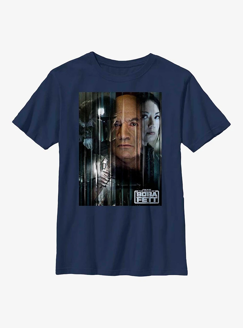 Star Wars Book Of Boba Fett Poster Youth T-Shirt