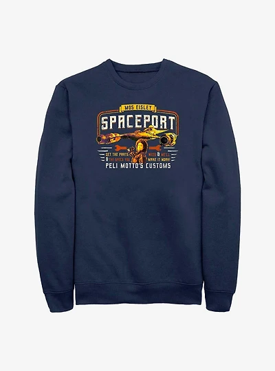 Star Wars The Book Of Boba Fett Peli Motto's Customs Sweatshirt
